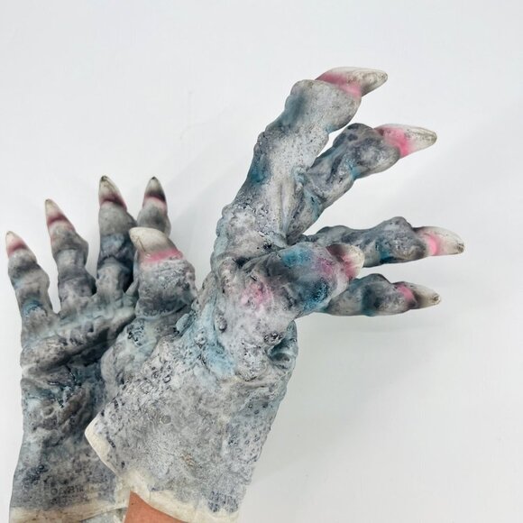 Vintage The Paper Magic Group Rubber Gnarled‎ Hands Gloves Costume Halloween - Picture 4 of 6